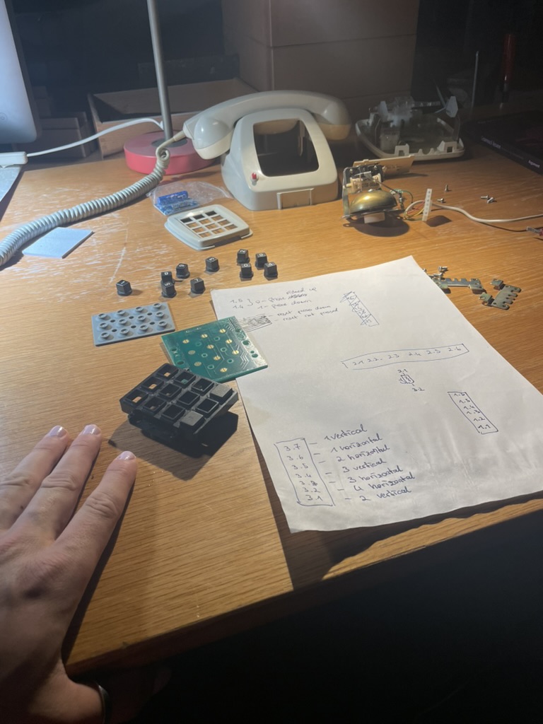 Phone Message keypad build